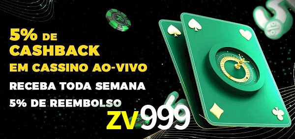Promoções do cassino ao Vivo zv999